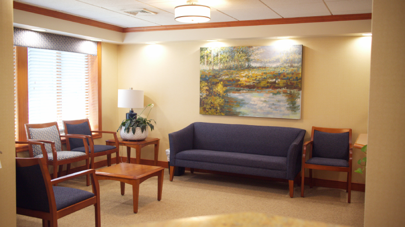 Reception area